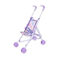 thumbnail image 3 of TISHITA Poussette pour Poupée Bébé, Jeu d'Imitation, Décoration de Maison de Poupée, Jouet Chariot à Pousser violet, 3 of 8