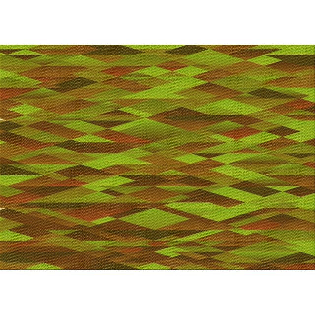 Ahgly Company Machine Washable Indoor Rectangle Transitional Pistachio Green Area Rugs, 4' x 6'