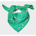 thumbnail image 3 of Bimba Green Shell & Starfish Ocean Pure Silk Printed Head Bandanas Summer Neck Wrap Scarf 40 x 40 Inches, 3 of 6