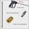 thumbnail image 4 of Accessoire de Nettoyage de Gouttière pour Laveuse à Pression avec Buses en Aluminium à Double Rotation et Raccord à Raccordement Rapide de 1/4 Po, 4 of 8