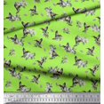thumbnail image 3 of Soimoi Cotton Duck Fabric Leaves,Flower & Humming Bird Print Fabric by The Yard 56 Inch Wide, 3 of 3