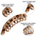 thumbnail image 3 of EGNMCR Vertical Hair Clip Korean Ponytail Hair Accessory Banana Clip Large Minimalist Hair Clip Vertical Clip Temperament Drop Hair Accessory Hair Clip hairs clip, 3 of 3