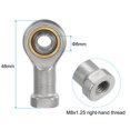 thumbnail image 2 of Unique Bargains 2pcs SI8T/K 8mm Rod End Bearing M8x1.25 Female Right Hand Thread, Cast Iron, 2 of 4