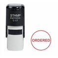 thumbnail image 1 of stampexpression - Ordered Round Office Self Inking Rubber Stamp - Red Ink (A-95), 1 of 2