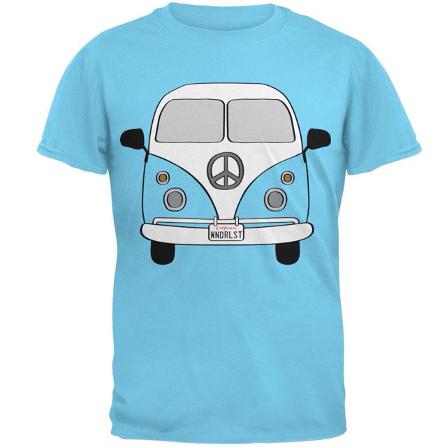 Halloween Travel Bus Costume Camper Wanderlust Mens T Shirt