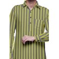thumbnail image 4 of Atasi Kurta Pathani Classique à Col pour Garçons Chemise en Rayonne à Poche avant, 4 of 5