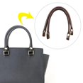 thumbnail image 4 of fastboy 2x Fashionable PU Leather Bag Handles for DIY Crafting Brown 40cm 1Set, 4 of 4