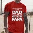 thumbnail image 2 of LUOGENLI T-shirts pour Homme pour Hommes Homme Printemps et Été Fête des Pères Décontracté Rétro Lettrage Impression Partielle T-Shirt Col Rond Manche Courte Haut Tee T-shirts Hommes Grande Taille et Grande Stature Fête de la Saint-Patrick Rouge TG, 2 of 6