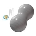 thumbnail image 1 of Almencla Peanut Ball Core Strength Training Fitness Exercise Ball for Home Gym Office Sliver, 1 of 8