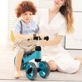 thumbnail image 2 of Costway Baby Balance Bike Toddler Riding Toys  w/ 4 Wheels Blue, 2 of 10