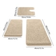 thumbnail image 3 of 3-Piece Memorys Foam Bathroom Rug Set Soft Non Slide Bath Mat Absorbent Bath Rug Perfects For Bathroom Laundry Room Mat Bathroom Mat Bathroom Accessories, 3 of 7