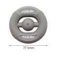 thumbnail image 4 of Renforceur de Prise de Main Exerciseur de Doigt Élargisseur de Main s Renforceur de Prise de Doigt pour Renforceur d'Avant-bras Renforcement Musculaire Gym Gris 20 Lb-30 Lb, 4 of 9