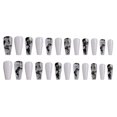 thumbnail image 1 of ruzhgo Length Coffin Fake Nail Scratch Resistant Press-on Fingernails Removable Trimble Nail Tip Adjustable Manicure Stickers Girls Type 1 Type 39, 1 of 6
