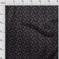 thumbnail image 3 of oneOone Polyester Lycra Black Fabric Floral Sewing Material Print Fabric By The Yard 56 Inch Wide, 3 of 4