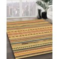 thumbnail image 2 of Ahgly Company Tapis d'Intérieur Rectangulaire Abstrait Rouge Tapis de Zone Abstrait, 2 Pieds x 4 Pieds, 2 of 6