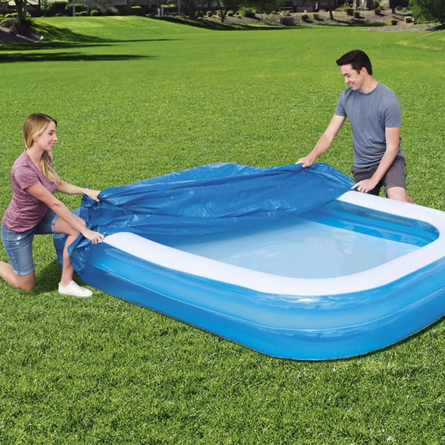 EGNMCR Pool Blanket Swimming Pool Covers For Above Ground Pools,Inground Pools,Rectangle,Inflatable Pool Keeps Out Leaves Debris Dirt,