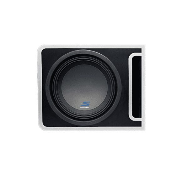Alpine S-SB12V Boîtier de Subwoofer de 10 Pouces Préchargé S-Series