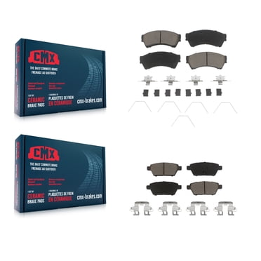 CMX Front Rear Ceramic Brake Pads Kit for Car Ford Fusion Mazda 6 Lincoln MKZ Zephyr Mercury Milan KCX-100007