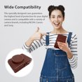 thumbnail image 4 of Étui de Protection pour Appareil Photo Numérique en Cuir PU Sac de Rangement pour Appareil Photo avec, 4 of 8