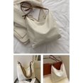 thumbnail image 4 of LHSHID Femmes Filles Rétro Toile Hobo Sac Suspendu Sac Seau Mode Sac Bandoulière Sac d'Épaule, 4 of 4