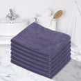 thumbnail image 1 of Fridja Super Soft Washcloths Towel Set 6 Pack, Solid Color Highly Absorbent Wash Cloth for Bathroom, Hotel, Spa and Kitchen, Multi-Purpose Hand Towels and Face Cloths 11.8'' x 27.5'', Gray, 1 of 4