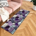 thumbnail image 4 of Corridor Stone Patterned Carpet 3D Pebble Pattern Entrance Carpet Washable Carpet Bathroom Stone Patterned Floor Mat Bedroom Long Bedside Mat Kitchen Floor Mat Throw Blanket Set Possum Blanket Lap, 4 of 5