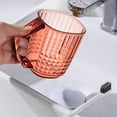 thumbnail image 5 of ABPWLY High Grade Transparent Imitation Crystal Toothbrush Cup with Holder for Bathroom Counter Hotel Style Modern Design, 5 of 5
