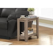 Monarch Specialties Accent Table, Side, End, Nightstand, Lamp, Living Room, Bedroom, Brown Laminate, Transitional