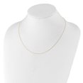 thumbnail image 3 of 10k Yellow Gold Box Chain Necklace 17 19 Ring Pendant Charm, 3 of 8
