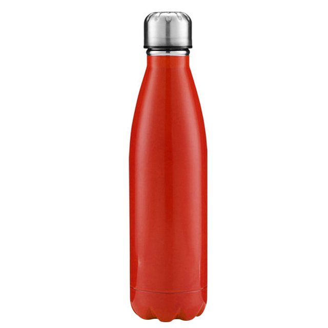 Amdohai Bouteille d'Eau 500 ml en Acier Inoxydable à Isolation sous Vide à Double Paroi en Forme de Cola