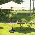 thumbnail image 4 of CHOK Base de Parasol de Marché pour Patio 43 Lb, Support Extérieur Robuste, Support de Parasol en Fonte pour Jardin Plage, Parasol Rond Classique sur Pied pour Terrasse Véranda, 4 of 7