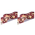 thumbnail image 2 of Wweixi Stylish PVC Waterproof Waist Line For Wall Sturdy And Easy To Clean Wood Marbling SelfAdhesive Skirting Line Safe red fruit 2Set, 2 of 6