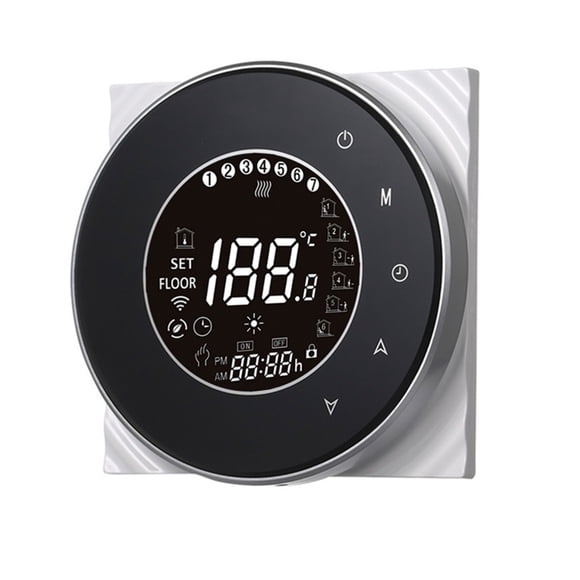 Smart WIFI Thermostat Used For Electric Floor Heating Water/gas Boiler Thermostat Used In Conjunction ,Easily DIY