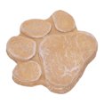 thumbnail image 3 of Pet Monument, Resin DIY Lettering Comforting Weatherproof Exquisite European Style Pawprint Memorial Stone  For Garden For Dog Sandy Yellow, 3 of 8
