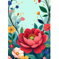 thumbnail image 3 of Floral Themed Colorful Backdrop Banner with Butterflies and Berries Spring Party Decorations Background Photo Booth Props Garden Gatherings Outdoor Celebrations, 3 of 3