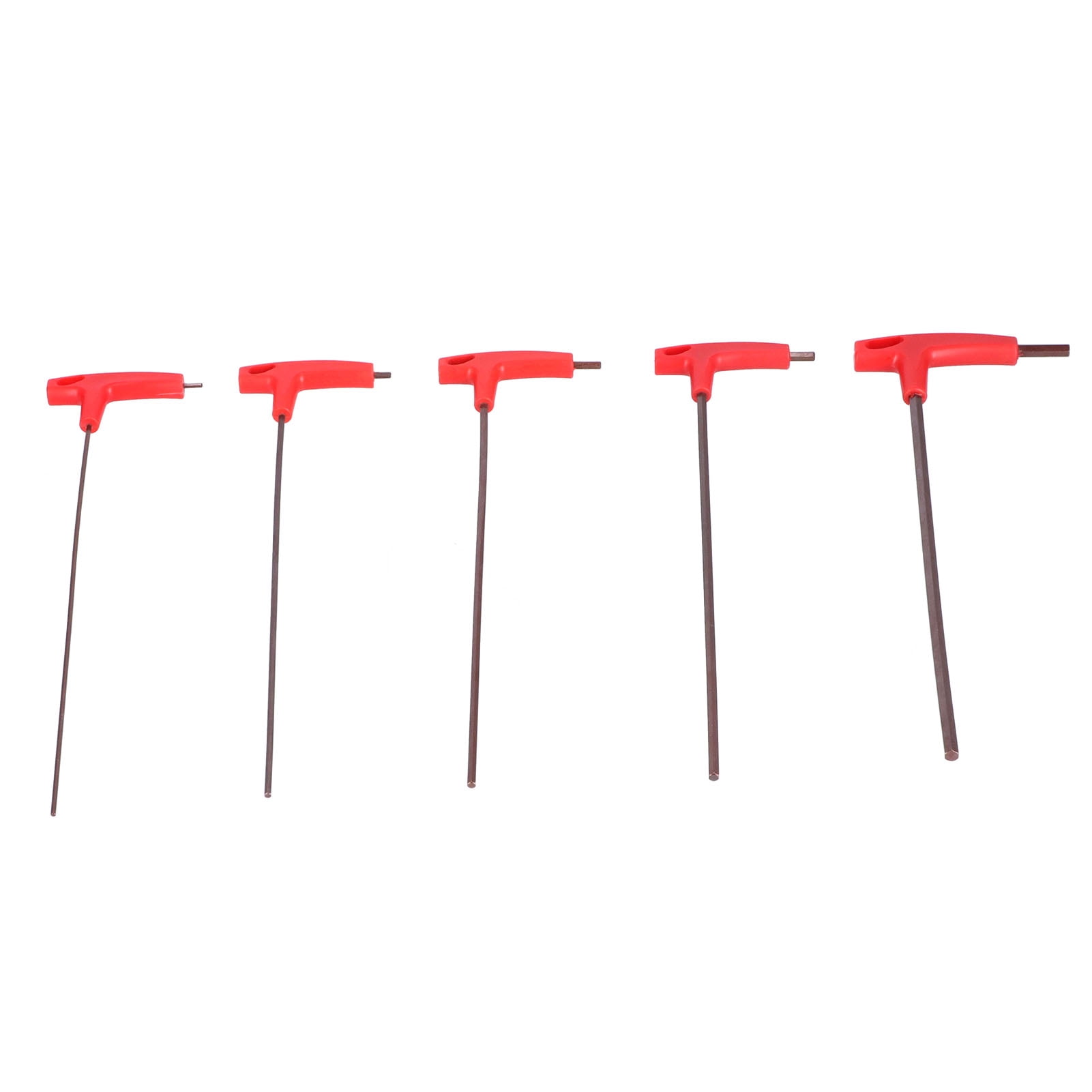 Outil de Serrage de Vis, 5 Pcs Poignée en T Kit de Clé Hexagonale Manche Long Clé Hexagonale Performance de Premier Ordre