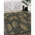 thumbnail image 3 of Ahgly Company Tapis Rond Lavable en Machine Intérieur Transitionnel Marron Chocolat, 8 Pieds Rond, 3 of 7
