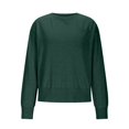 thumbnail image 4 of Women's Pocket Sweater 2025 - Lightweight Knit | Oversized Crewneck Pullover, 4 of 9