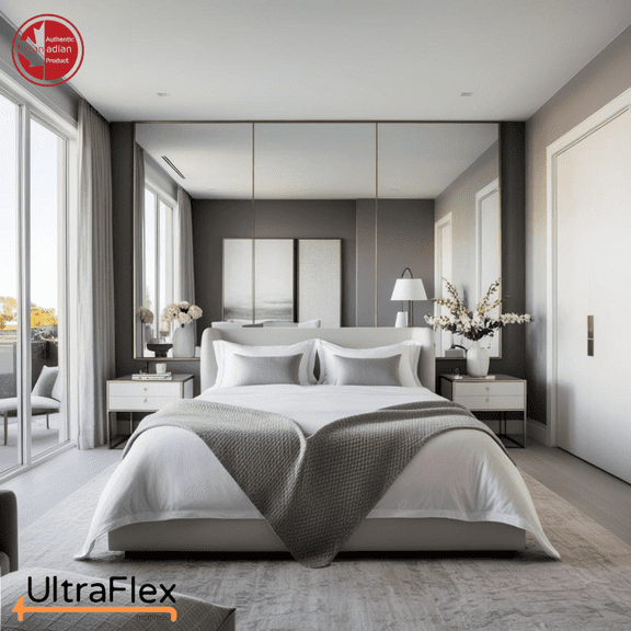UltraFlex Lush 12" Queen Medium Firm Hybrid Eurotop Mattress, Pocket Coil Spinal Care Support, CertiPUR-US Foam, Pressure Relief, Made in Canada