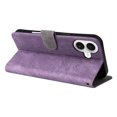 thumbnail image 3 of PANDACO Étui Portefeuille en Suède Violet pour iPhone 16, 3 of 5