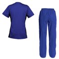 thumbnail image 2 of Women's Scrubs Set Scrub Top and Pants Scrubs Set, 2 of 3