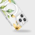 thumbnail image 3 of MagSafe iPhone 15 Pro Yellow Wildflower Clear Case, 3 of 5