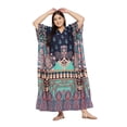 thumbnail image 2 of Caftans Longs pour Femmes Grande Taille Robe Caftan Robe de Soirée Fête Été Plage Robe d'Été Manches Kimono Longues Robes Décontractées en Ligne, 2 of 6
