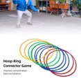 thumbnail image 3 of Kids Exercise Hoop, Hand Foot Coordination 18.9in Hoop Ring with Connector Toy Innovative  for Home, 3 of 7