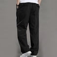 thumbnail image 4 of cllios Men's Cargo Pants Relaxed Fit Multi Pockets Pants Work Military Trousers Breathable Travel Cargo Pants, 4 of 5