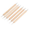 thumbnail image 3 of Indentation Pens, 6 Pcs Double End Tracing Dotting Stylus Sturdy Durable  For Leather Sleeve Punching For DIY, 3 of 8