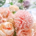 thumbnail image 4 of Vaidha Bouquet Simulé de Fleurs de Décoration Intérieure Bouquet de Roses Simulées Petits Guidons de Roses, 4 of 4
