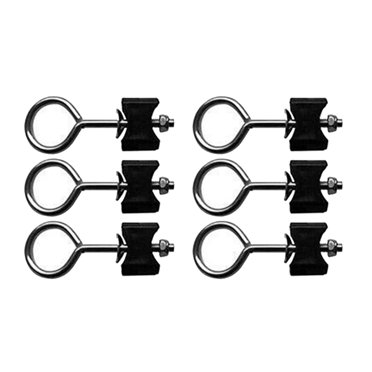 tamizeot Kids Trampoline Enclosure Pole Gap Spacers Black More Stable Safe Secure Sturdy Solution Trampoline Parts Safer 6 pcs