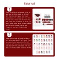 thumbnail image 4 of ziyahi False Nail Wearable Perfect Matching Simple to Wear No Irritating Odor Fake Fingernail Breathable Press Type Adjustable Paster Type 16 Type 7 F741 1Set, 4 of 6