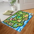 thumbnail image 3 of Chmadoxn Bathroom Rugs, Rugs for Living Room, Area Rug, Bath Mat 40*60cm Children Carpet Parking Lot Climbing Mat Game Road Mat Early Childhood Kindergarten Carpet polyester carpet, 3 of 3